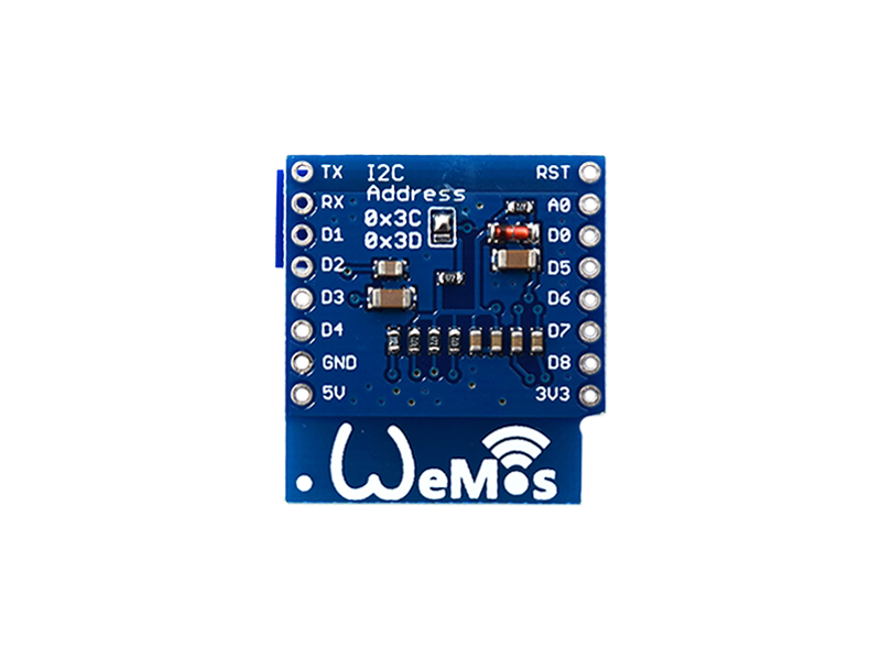 WEMOS D1 Mini OLED 0.66" I2C Shield - Image 3